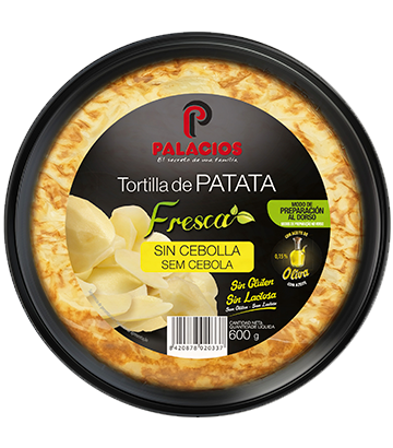 Tortilla de patata sin cebolla (fresca)
