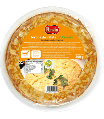 Tortilla espaola de patata sin cebolla mediana