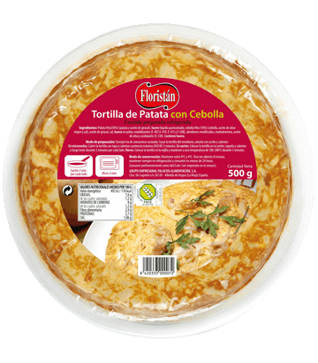 Tortilla espaola de patata con cebolla mediana