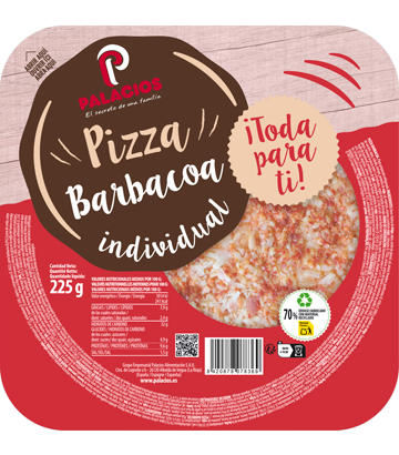 Pizza mini barbacoa individual